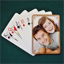 Wedding Anniversary Playing Cards, Cocoa Vintage