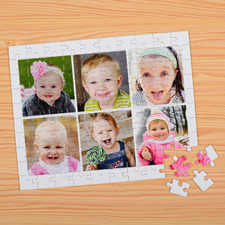 Personalized Kids Six Collage Puzzles