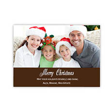 聖誕快樂巧克力主題 個性請柬/明信片 