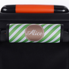 綠色條紋個性化行李箱手柄保護套