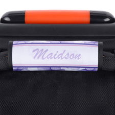 紫羅蘭個性化行李箱手柄保護套