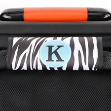 斑馬紋個性化行李箱手柄保護套