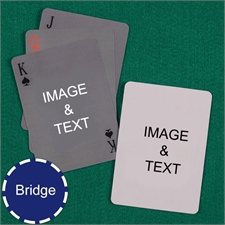 橋牌尺寸|客製化雙面|數字撲克牌/啤牌(5.7cm x 8.9cm)