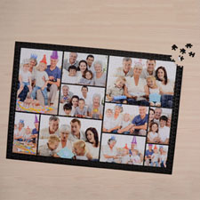 Black Ten Collage 1000 Piece 19.75x28 Personalized Jigsaw Puzzle