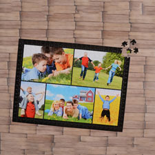 Black Five Collage 1000 Piece 19.75x28 Personalized Jigsaw Puzzle