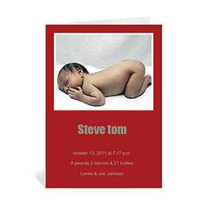 親愛的寶寶紀念卡 個性化訂製