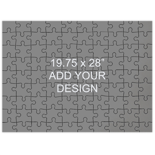 定製橫式247片木砌圖（19.75x28英寸）