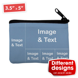 個性化DIY零錢包–5圖訂製不同的照片和文字雙面