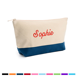 6.5 x 9.5 inch Embroidered cosmetic bags