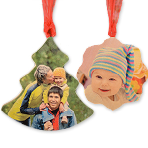 Custom Full Color Print Wood Ornaments